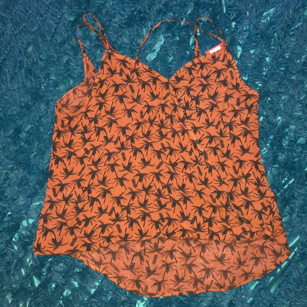 Spaghetti strap wrap top